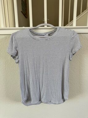 Frame Black & White Striped Short Sleeve Tee